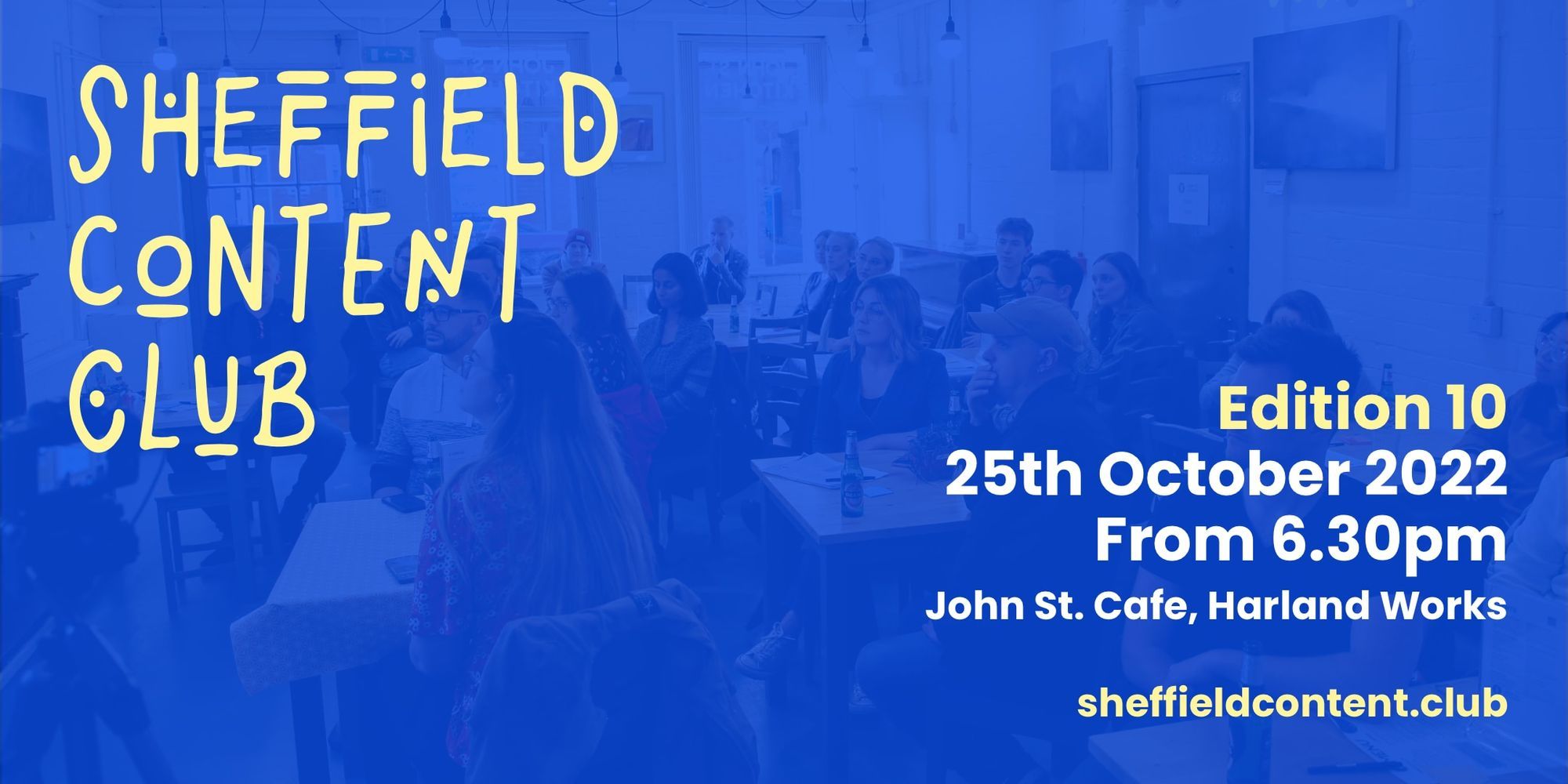 It's Sheffield Content Club on Tuesday...